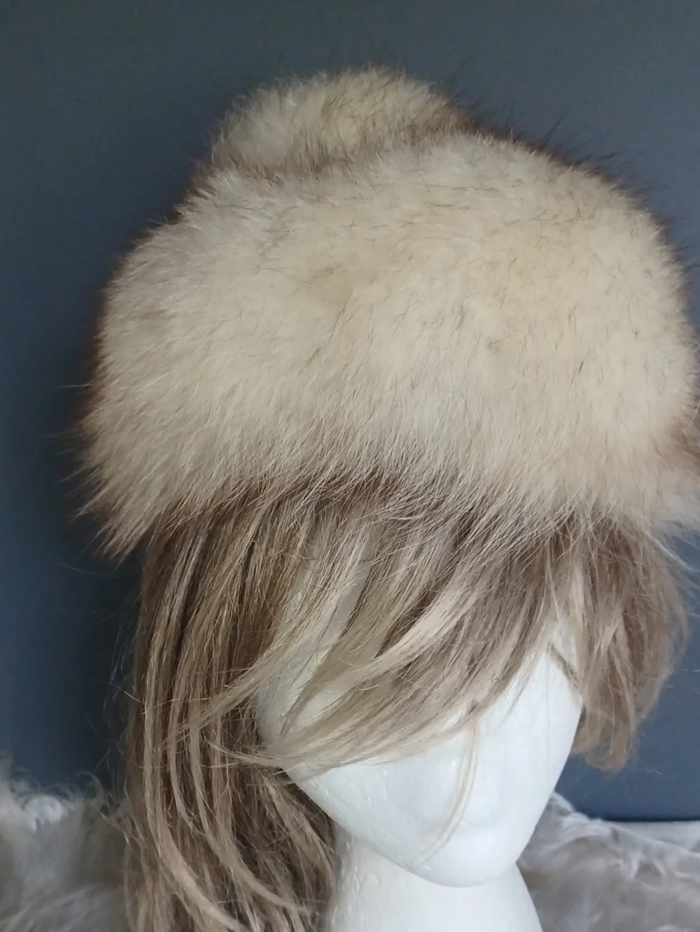 Vintage Real Fur Hat